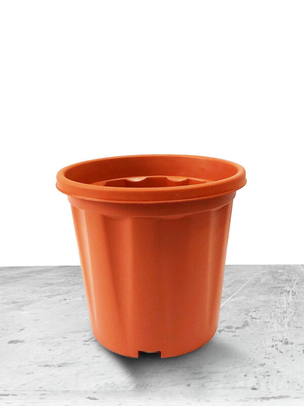 HRPL – 18 Inch Brown Color Round Pots – single BALCONY PLANTERS BALCONY PLANTERS