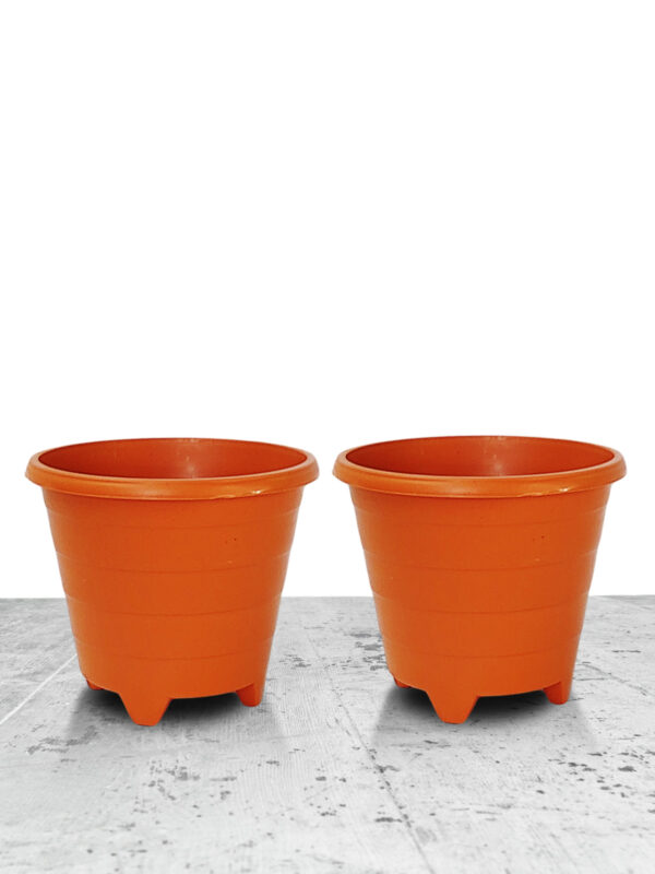 HRPL – Round shaped Medium pots (Pack of 3) FLOWER POTS flower pots